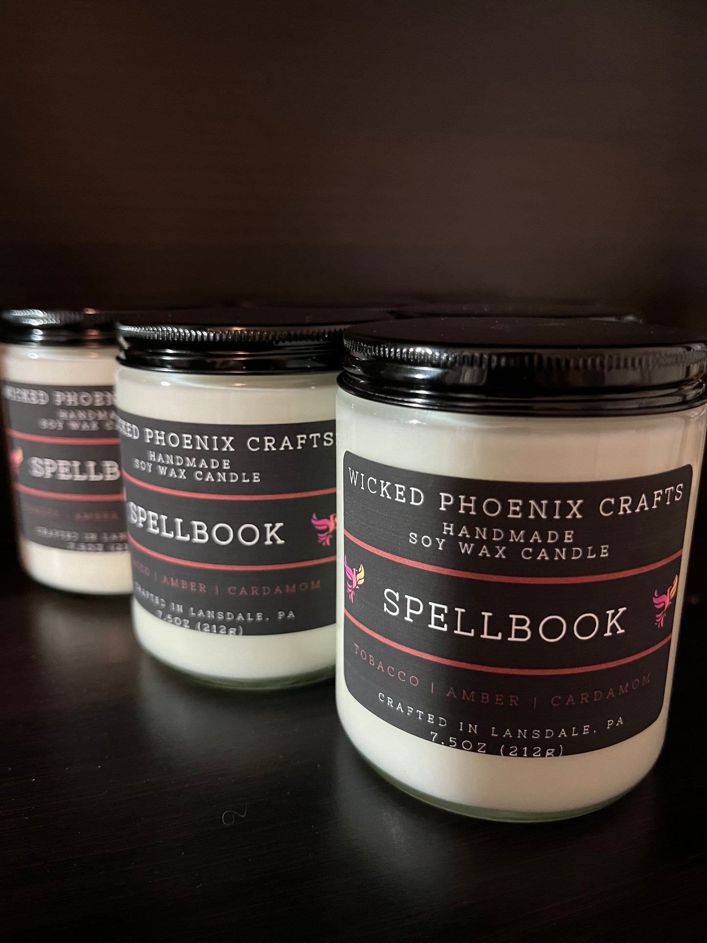 Spellbook 7.5oz Candle