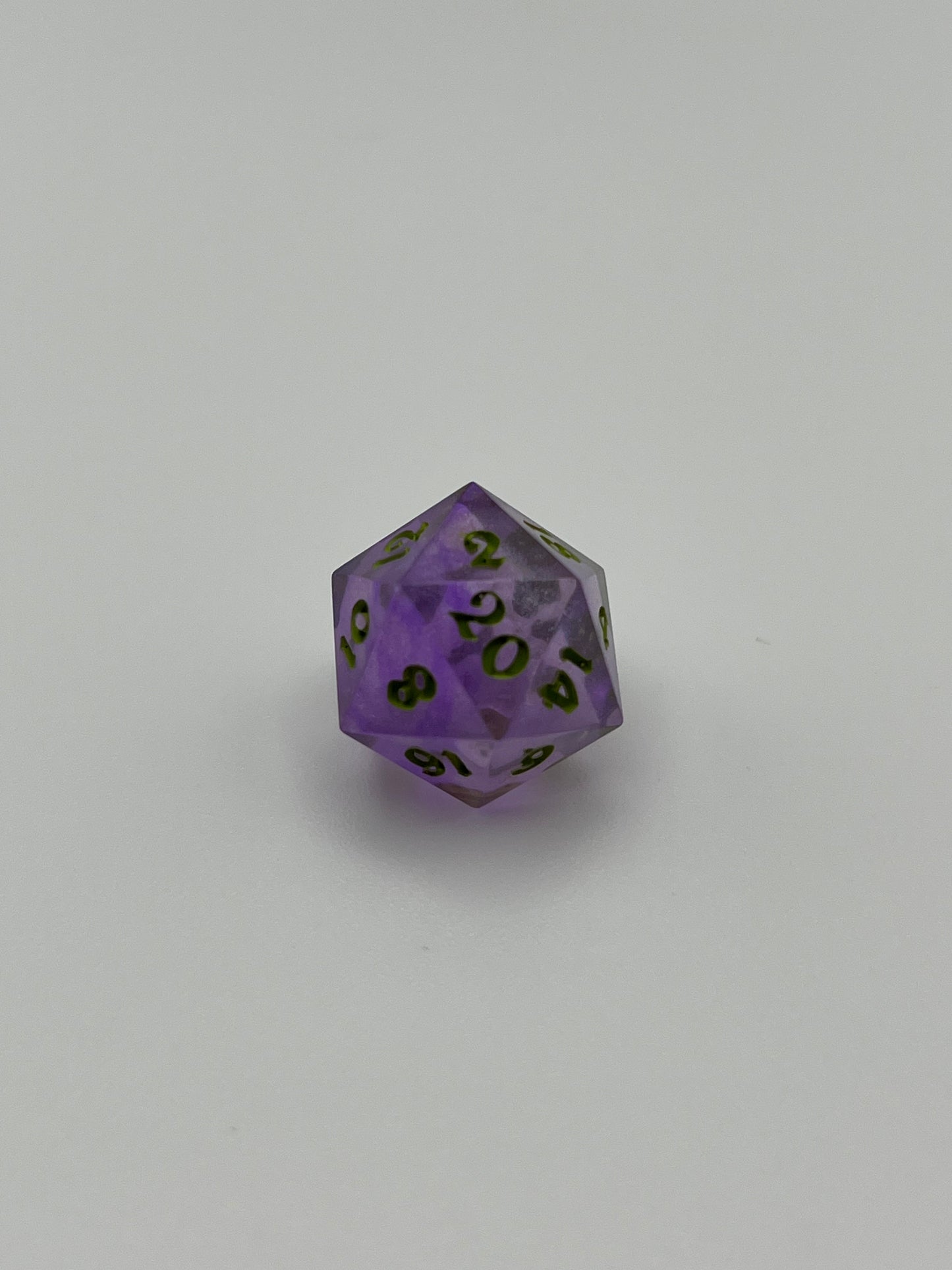 Mini Groovy Purple and Green Dice